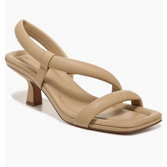 VINCE Coline Tubular Leather Slingback Sandals - Picture 7 of 16